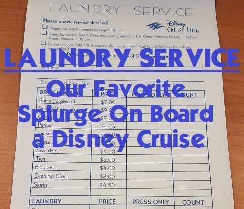 Laundry Services - The Disney Cruise Family Travel Blog